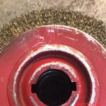 Painful hand injury caused by careless handling of angle grinder