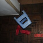 Young Chinese woman hanged herself from the window frame