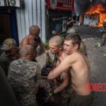 Aftermath of Russian strike on city of Kostiantynivka
