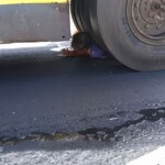 Worker crushed to death by road roller