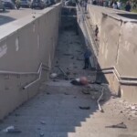 4 dead after Mercedes crashed into pedestrian underpass