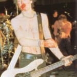 Sid Vicious nose blleding