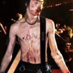 Sid Vicious nose blleding