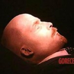 Dead body of Vladimir Ilyich Ulyanov (Lenin)
