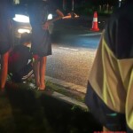 Fatal motorcycle crash involving two teenagers