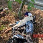 Leg torn off in motorcycle accident