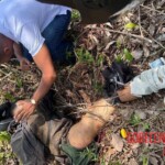 Leg torn off in motorcycle accident