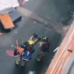 Mentally ill man climbed electrical pole and touched live wires