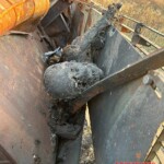 Decomposing bodies of Ukrainian Soldiers
