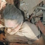 Female victims of twin earthquakes in Venezuela