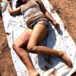 Female victims of twin earthquakes in Venezuela
