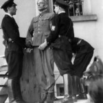 Public execution of Nazi war criminal