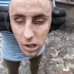 Severed head of Ukrainian soldier as war trophy