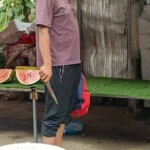 Street watermelon vendor stabbed to death