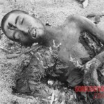 Fallen Japanese soldiers in Battle of Iwo Jima