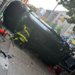 Pedestrian hit in wild NYC crash
