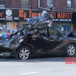 Pedestrian hit in wild NYC crash