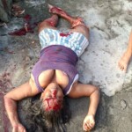Runaway car crushes woman at bus stop