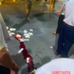 Speeding motorcycle strikes and kills woman