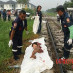 Brutal aftermath of man being struck by train