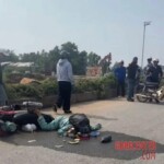 Concrete mixer runs over motorcyclist in Vietnam