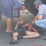 Two dead after motorcycle crashes into military truck