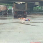 Vietnamese motorcyclist crushed by truck