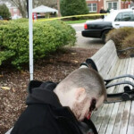 Young man shot himself in head on park bench