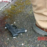 Young man shot himself in head on park bench