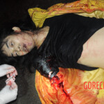 Initial examination of dead Chinese woman