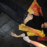 Initial examination of dead Chinese woman