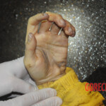 Initial examination of dead Chinese woman