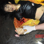 Initial examination of dead Chinese woman