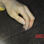 Initial examination of dead Chinese woman