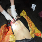 Initial examination of dead Chinese woman