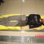 Stabbed Chinese woman in morgue