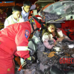 Two female university students died in head-on collision with truck
