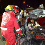 Two female university students died in head-on collision with truck