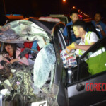Two female university students died in head-on collision with truck