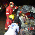 Two female university students died in head-on collision with truck