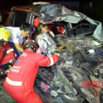 Two female university students died in head-on collision with truck
